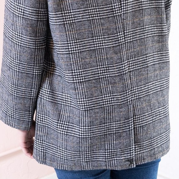 Native Youth plaid oversized blazer - Picture 6 of 6